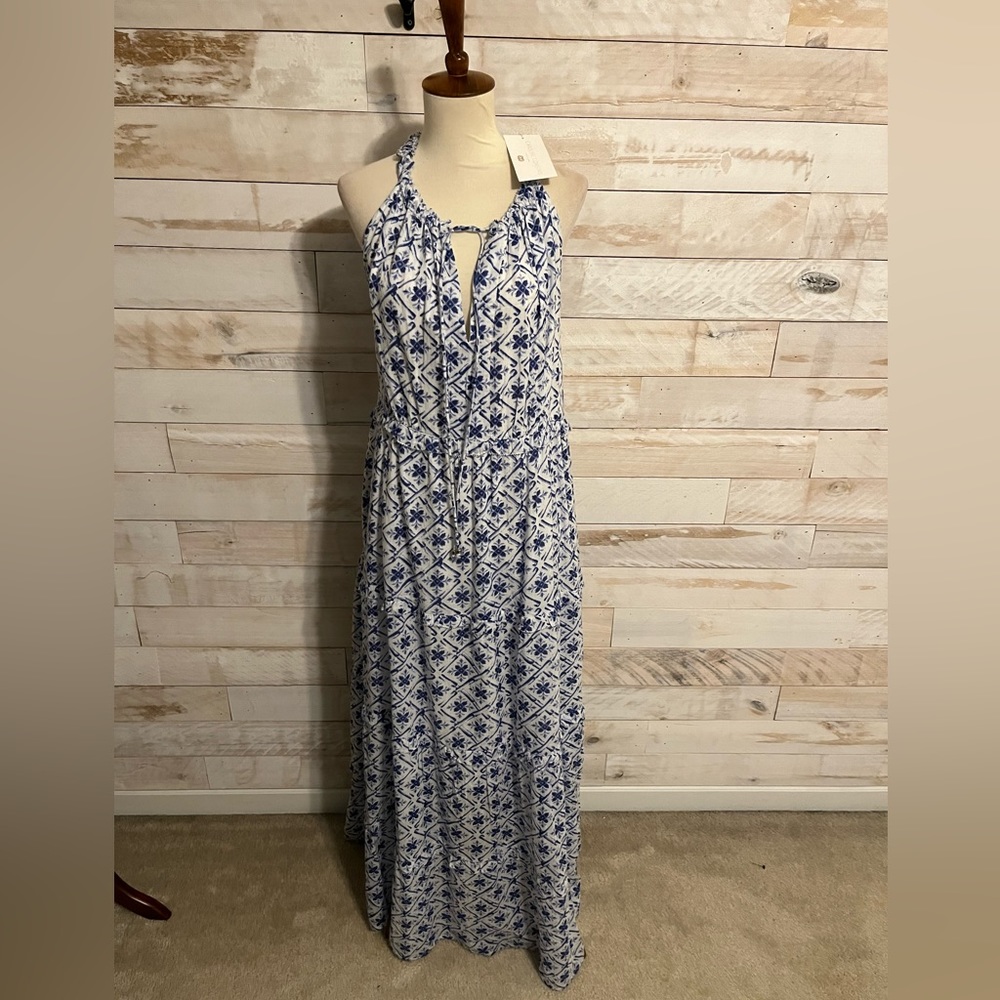 NWT Tuckernuck by Catherine Constas size L tiered maxi dress